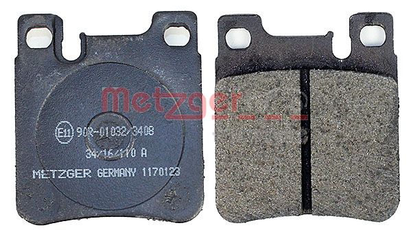 METZGER 1170123 Bremsbelagsatz, Scheibenbremse
